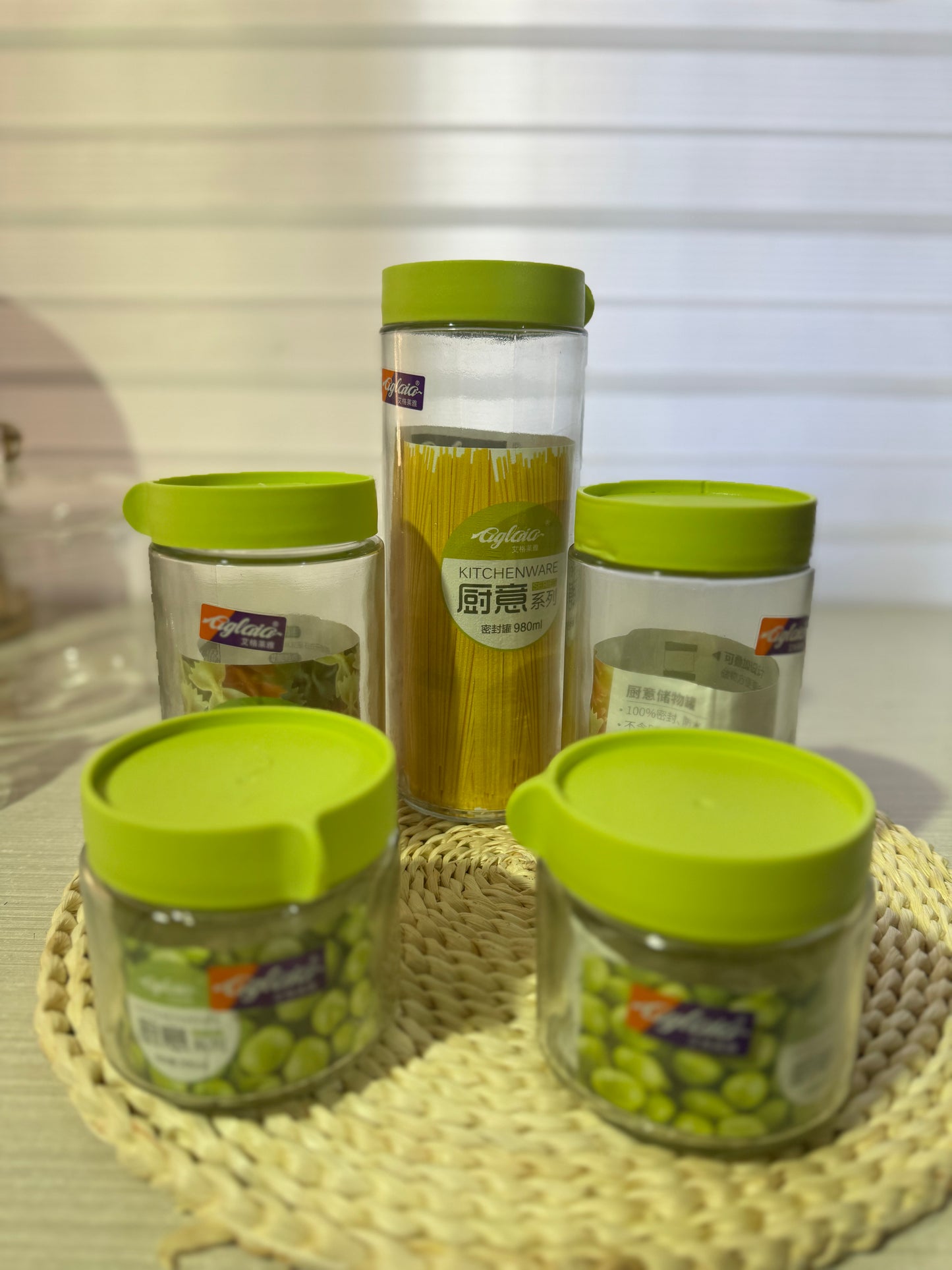 Almacenero de Alimentos de vidrio