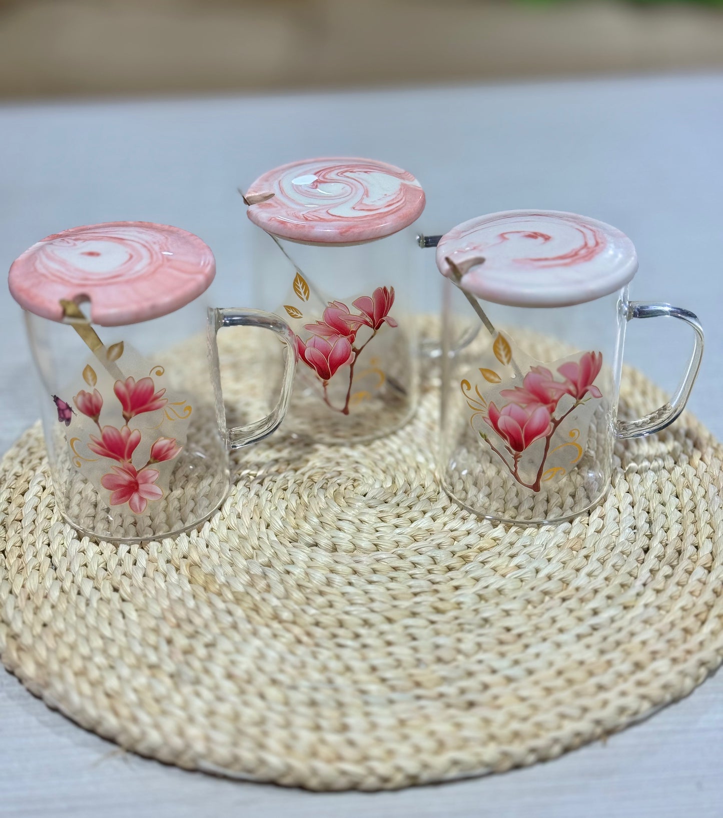 Vasos de borosilicato x6